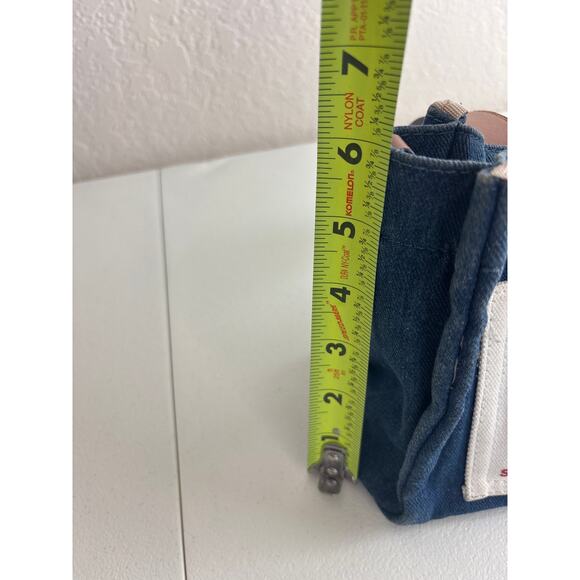 True Religion Buddha Denim Mini Tote Bag - Picture 12 of 13